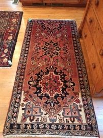 Vintage Persian Heriz runner, measures 2 '9" x 6' 3".