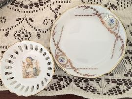 Hummel and Limoges collector plates