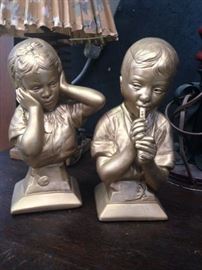 Pair of Ceramic Busts