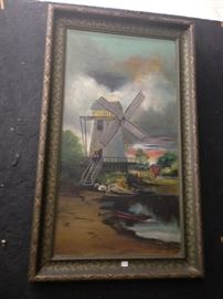 Old Oil on Canvas Paintings