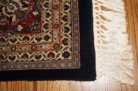 Oriental style, area rug, marked
India, 151″L x 106.5″W, $800.