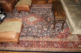 Oriental style, area rug, marked
India, 151″L x 106.5″W, $800.