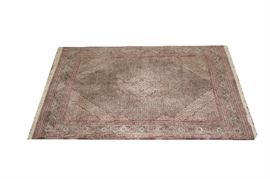 Persian, handmade, area rug,
120″L x 90.5″W, $600.
