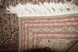 Persian, handmade, area rug,
120″L x 90.5″W, $600.
