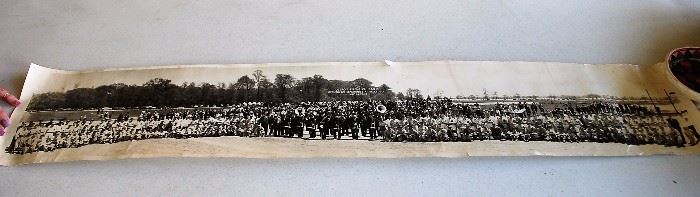 Panoramic Photo of Detroit Firemens’ League Opening Day Ceremonies at Belle Isle May 14, 1944