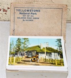 Yellowstone National Park Colored Post Cards by Haynes