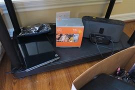 Lots of electronics, cell phones, computers and accessories