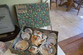 Complete Lusterware Tea Set in the Original Box