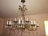 Large Ornate Vintage Chandelier-32 Lights 38 x 42