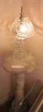 Vinatge Beautiful Crystal Light. Vinatge Heavy Marble Stand