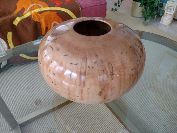 Edward Moulthrop ashleaf maplespheriod wood turned bowl