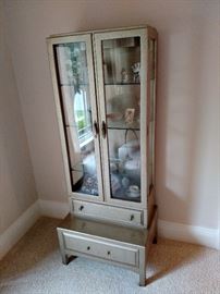 Painted display cabinet