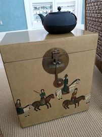 Asian style side table/box