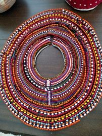 African beaded necklace