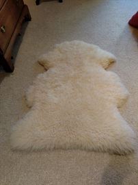 Lambs wool rug