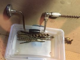 Hand Drill and Bits