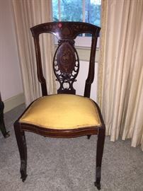 Art Nouveau Settee and Chair