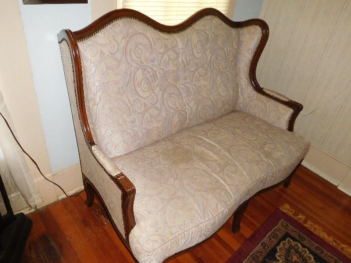 French Provincial settee