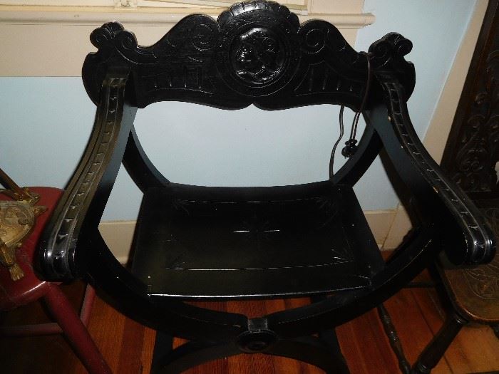 Ebony chair from Spain