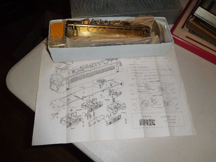 Brass model train kit