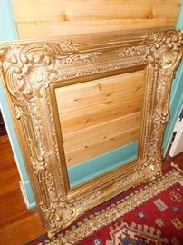 Massive gilded wood frame