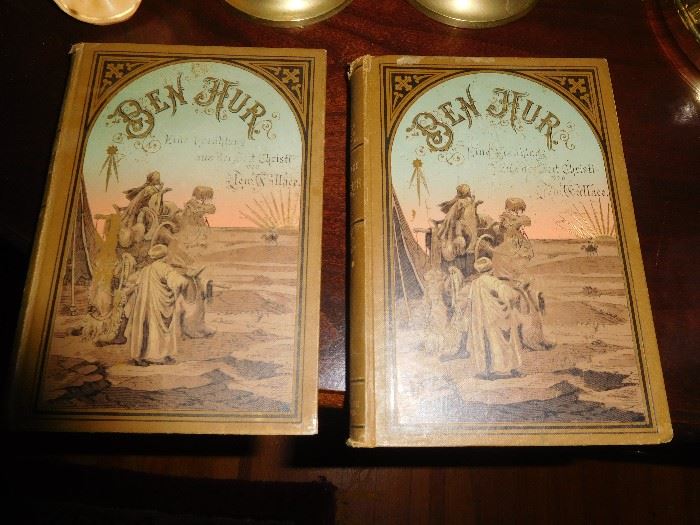 Early Ben Hur 2 volume set in German