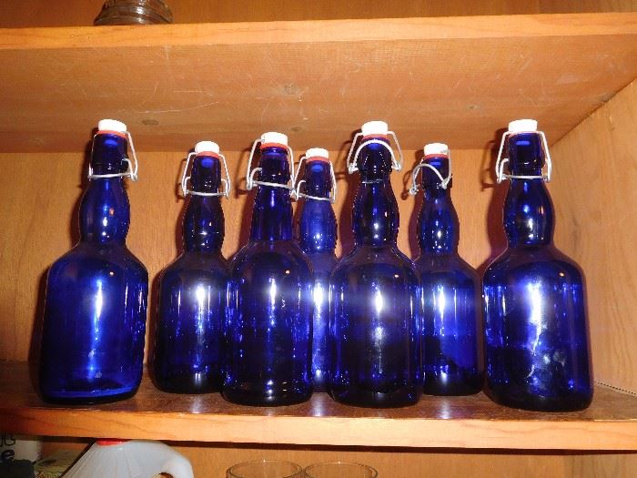 Cobalt ale bottles
