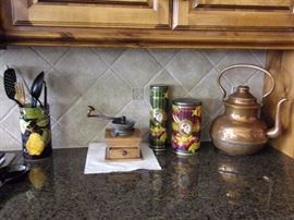 Antique Copper Kettle Tea pot