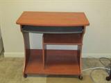 computer desk with pull out tray