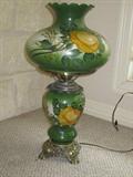 electric hurricane lamp; needs rewiring