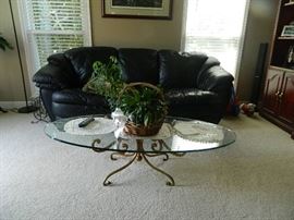 Center Piece, Glass Top Table