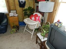 Pole Lamp, High Chair