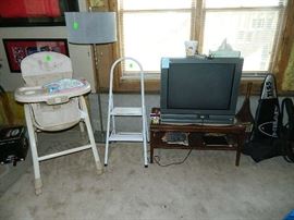 Gamer TV, Ladder, Baby High Chair