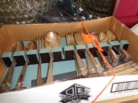 silver plate flatware
