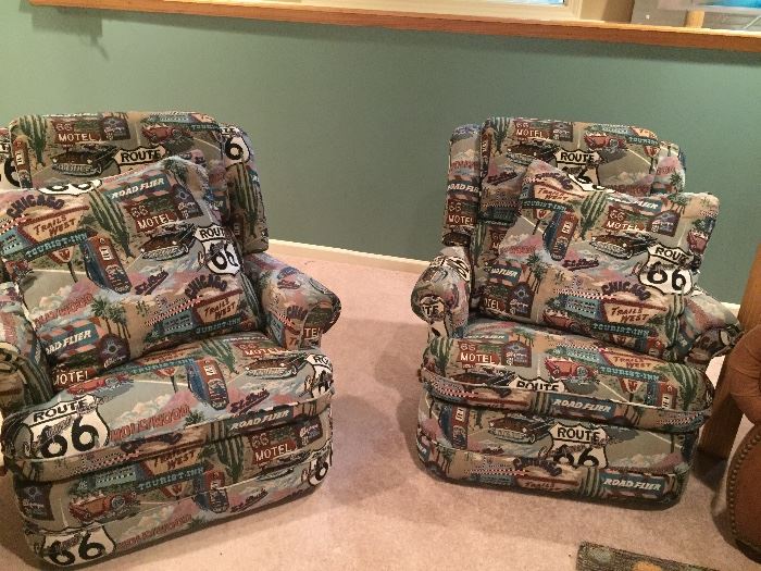 RECLINERS - ROUTE 66 - MATCHED SET