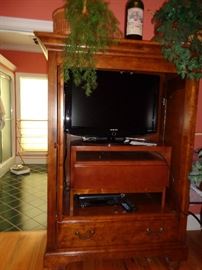 ARMOIRE, FLAT SCREEN TELEVISION