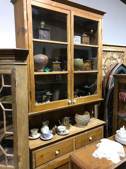 Early pine cupboard