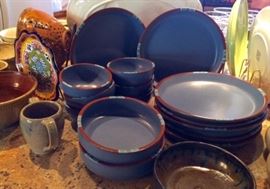 Dansk Blue Mesa Dinnerware