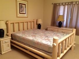 Queen Lodge Pole Bedroom