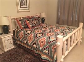 Queen Lodge Pole Bedroom Suite