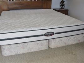 King Size Mattress like new, Box-springs not new