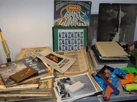 Small area of ephemera...we have several tables of this!