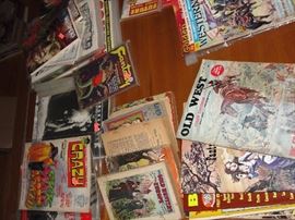 Small area of ephemera...we have several tables of this!