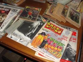 Small area of ephemera...we have several tables of this!