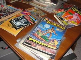 Small area of ephemera...we have several tables of this!