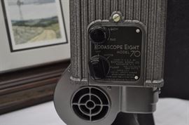 Kodascope Kodak Eight Model 70 movie projector with case