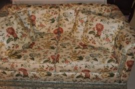 Floral love seat