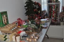 Christmas decor and wrapping paper