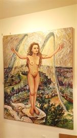 ‘Angel of the Ozarks’
60” x 48”
Oil on canvas, $2200
