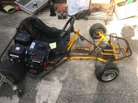 #106 Black Widow racing go kart, 60mph, $700